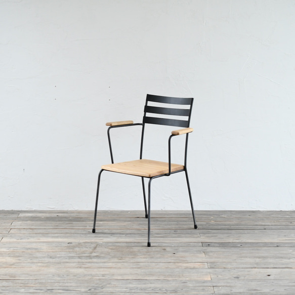 BASIC ARMCHAIR – Wood Seat / OAK　 チェア・椅子 1枚目の画像