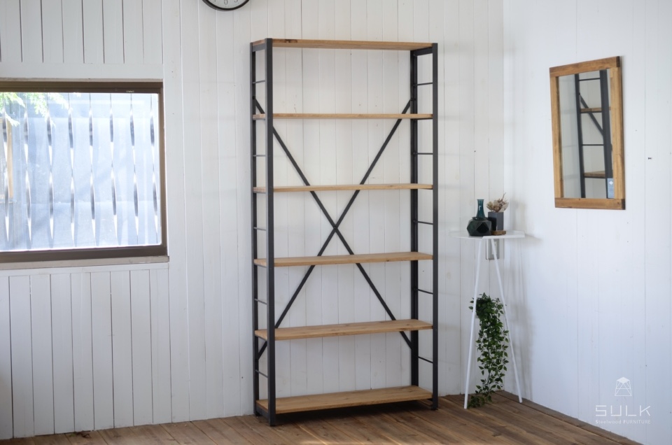 ANGLE RACK – 6shelves（PINE）　/ 収納ラック・6段