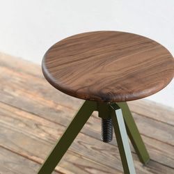 TRIPOD STOOL – LOW / WALNUT 3枚目の画像