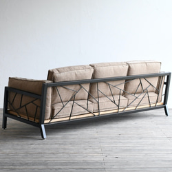 SULKSOFA - spider web # 1（fabric seat / 3seater）/ ソファ 3枚目の画像