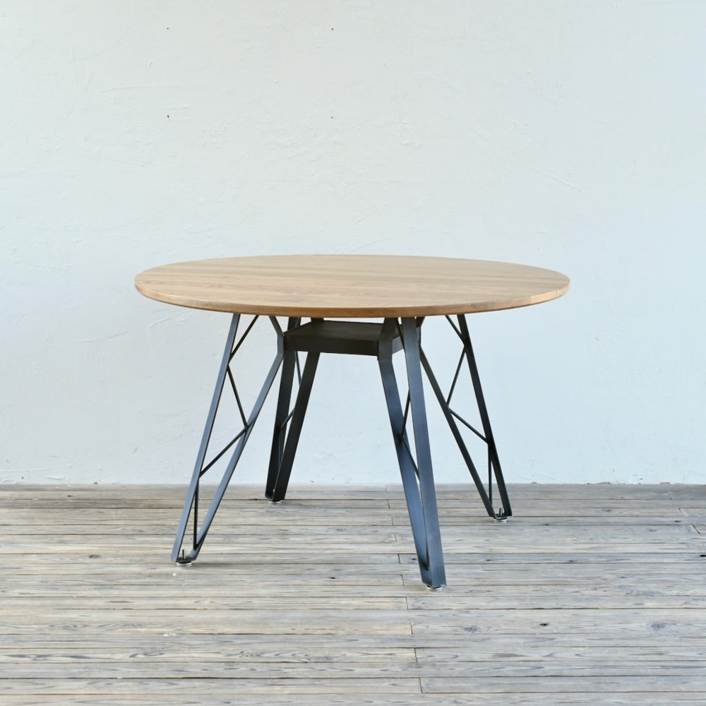 OAK ROUND TABLE – truss reg φ1000　/ ラウンドテーブル