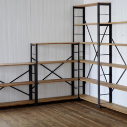 ANGLE RACK – 6shelves（OAK）　/ 収納ラック・6段 2枚目の画像