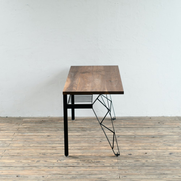 TRUSS FRAME DESK – walnut (W1400) 6枚目の画像