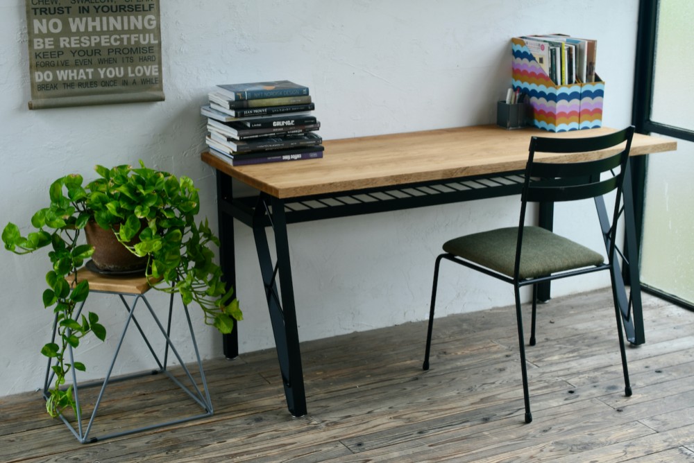 TRUSS FRAME DESK – oak (W1400)