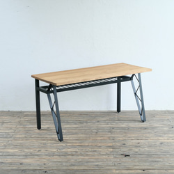 TRUSS FRAME DESK – oak (W1400) 4枚目の画像