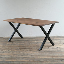 DINING TABLE – X frame / WALNUT　　ダイニングテーブル 1枚目の画像