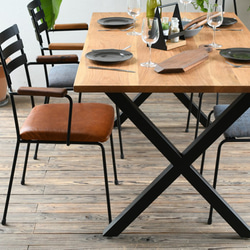 DINING TABLE – X frame / OAK　　ダイニングテーブル 5枚目の画像