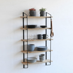 WALL RACK set - PINE （W600)　/ ウォールラック 収納 7枚目の画像