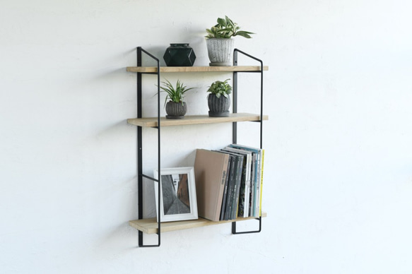 WALL RACK set - OAK（W600)　/ ウォールラック 収納 4枚目の画像