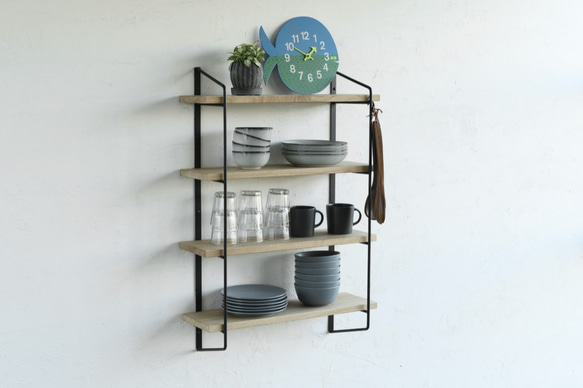 WALL RACK set - OAK（W600)　/ ウォールラック 収納 5枚目の画像