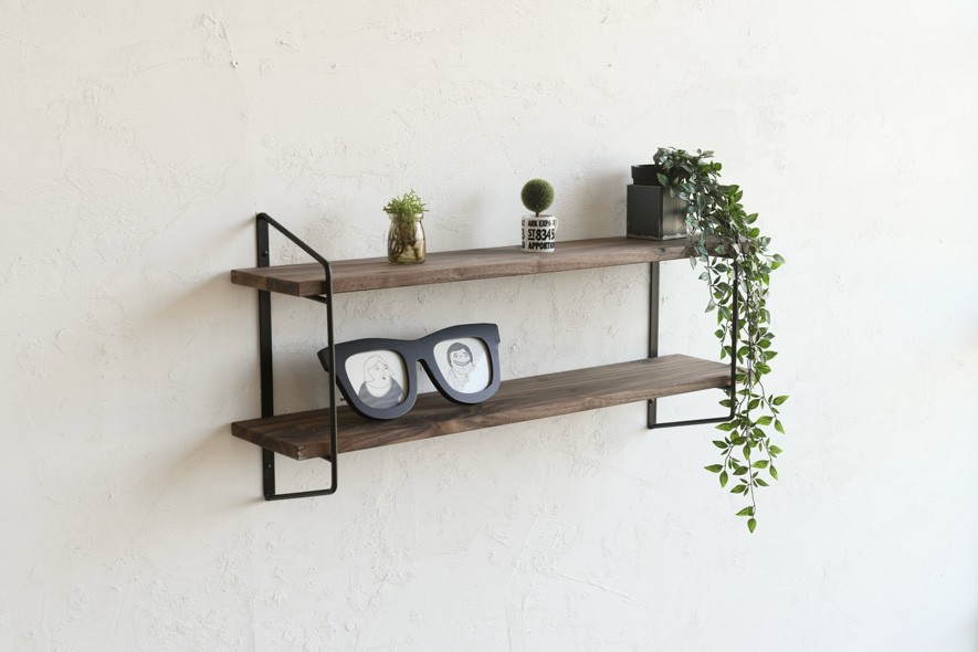 WALL RACK set - Walnut（W900)　/ ウォールラック 収納