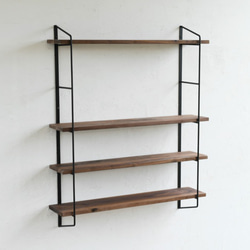 WALL RACK set - Walnut（W900)　/ ウォールラック 収納 8枚目の画像