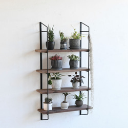 WALL RACK set - Walnut（W600)　/ ウォールラック 収納 6枚目の画像