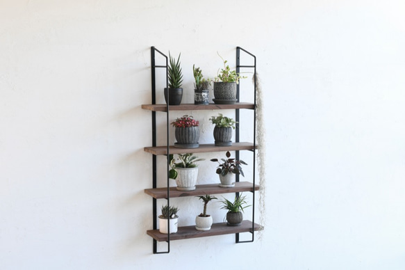 WALL RACK set - Walnut（W600)　/ ウォールラック 収納 6枚目の画像