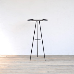 Tripod table - Steeltop High （スチール天板・ハイタイプ） 1枚目の画像