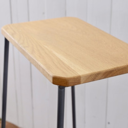 TRAPEZOID STOOL  H630 - OAK・HIGH （ハイチェア） 7枚目の画像