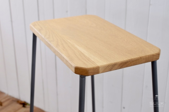 TRAPEZOID STOOL  H630 - OAK・HIGH （ハイチェア） 7枚目の画像