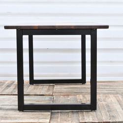 WALNUT DINING TABLE – Square frame（節なし） 3枚目の画像