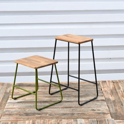 TRAPEZOID STOOL - OAK　/スツール・椅子・踏み台 3枚目の画像