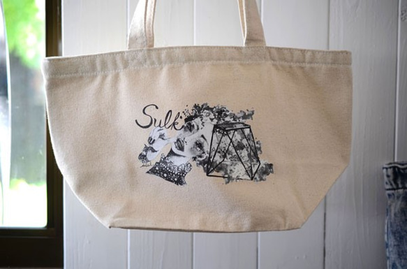 SULK × silsil collaboration Tote bag "CANVAS" 1枚目の画像