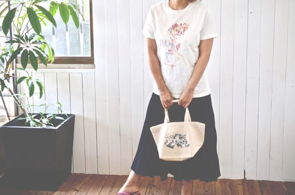 SULK × silsil collaboration Tote bag "CANVAS" 2枚目の画像