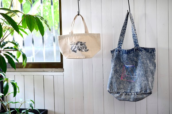 SULK × silsil collaboration Tote bag "CANVAS" 4枚目の画像