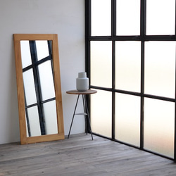 WOOD FRAME MIRROR – PINE 1245（パイン材）  ミラー・鏡 2枚目の画像