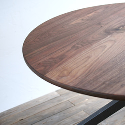 WALNUT ROUND TABLE – Asterisk frame　φ1000 4枚目の画像