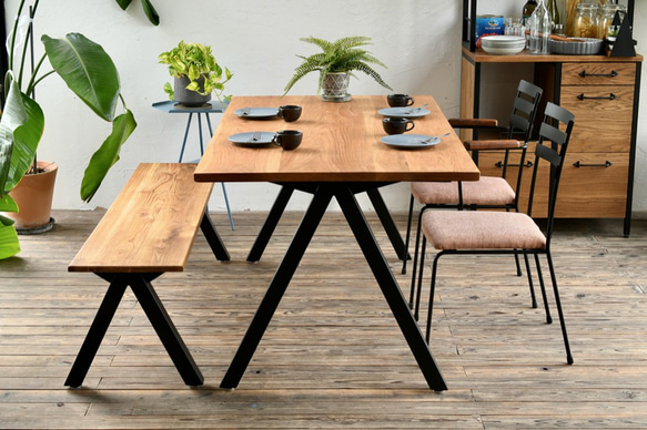 DINING TABLE – A frame / OAK　　ダイニングテーブル 3枚目の画像