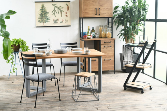 DINING TABLE – Double rectangle frame / OAK　ダイニングテーブル 3枚目の画像