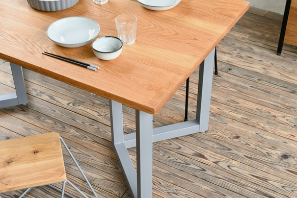 DINING TABLE – Double rectangle frame / OAK　ダイニングテーブル 4枚目の画像