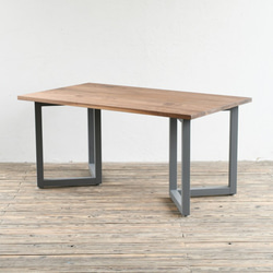 DINING TABLE – Double rectangle frame / WALNUT 1枚目の画像