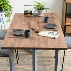 DINING TABLE – Double rectangle frame / WALNUT 5枚目の画像