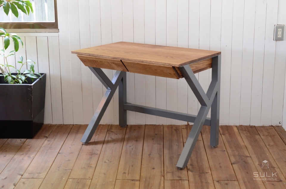 OAK DRAWER DESK – K frame (W1200)