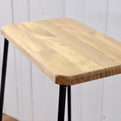 TRAPEZOID STOOL  H550 - PINE・HIGH （ハイチェア） 7枚目の画像