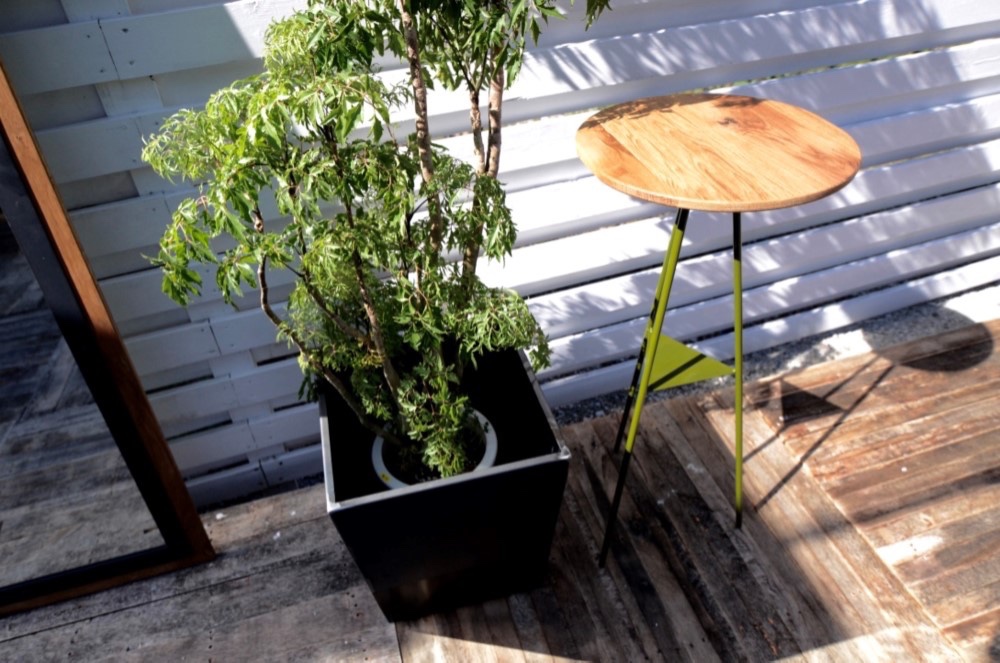 Tripod table - Walnut woodtop High（ウォルナット 丸テーブル・ハイ）