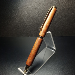 天然木のボールペン＊青黒檀＊回転式＊プレゼント＊お祝い＊誕生日