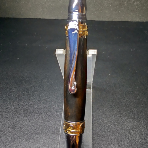 天然木のボールペン＊青黒檀＊回転式＊プレゼント＊お祝い＊誕生日