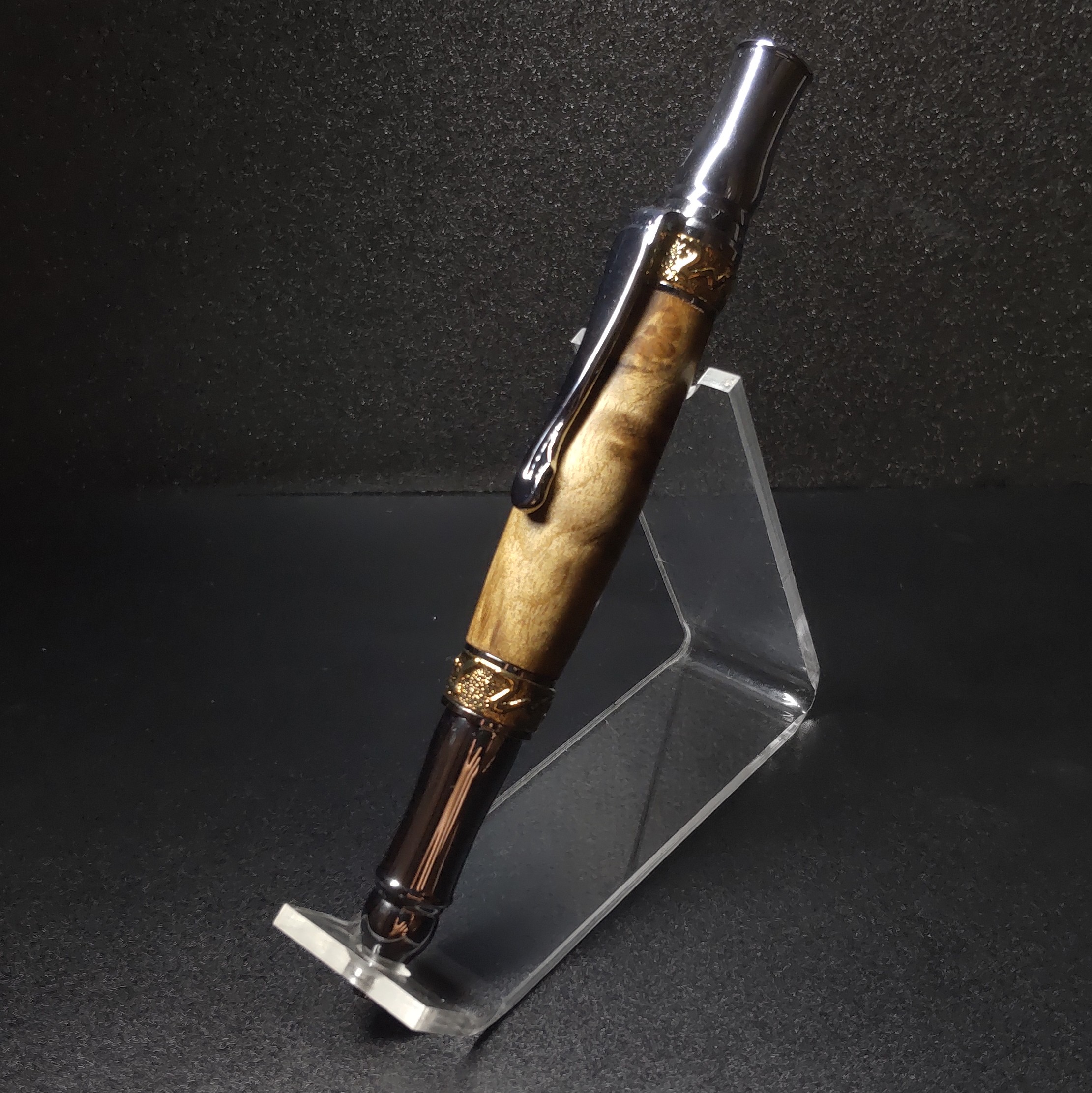 天然木のボールペン＊マーブルウッド＊回転式＊プレゼント＊お祝い＊誕生日