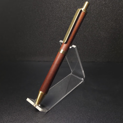 天然木のボールペン＊アンティークキューバンマホガニー＊ノック式