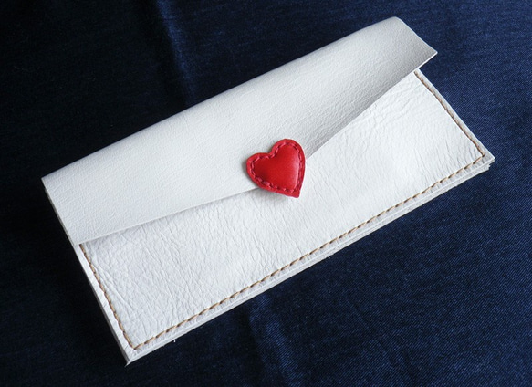 Love Letter wallet  white 1枚目の画像