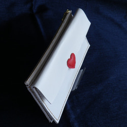 Love Letter wallet  white 6枚目の画像