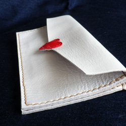 Love Letter wallet  white 5枚目の画像