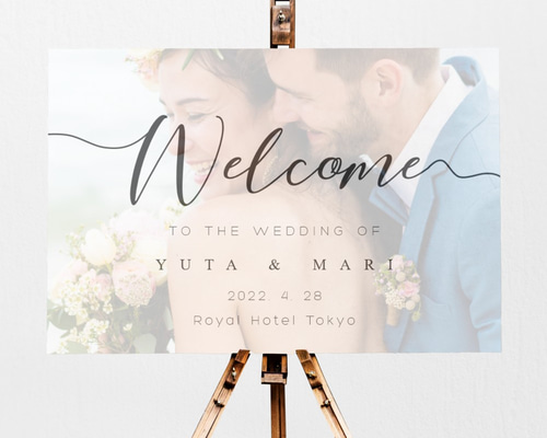 ウェルカムボード eclat23 lovestory 桜 さくら 結婚式 ウェルカムボード ウェルカムボード