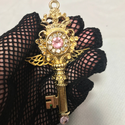 魔法少女キーネックレス(ぶるー) - ゆめかわいいハンドメイド