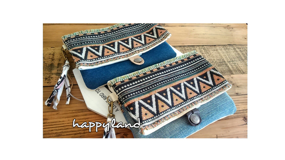 *★レアオルテガマルチケース*デニムリメイク★ new*レアオルテガ新作☆マルチケース☆*デニムリメイク 雑貨