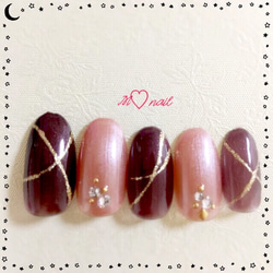 ♡イニシャルネイル♡ ネイルチップ（つけ爪） aya♡ 通販 3510871