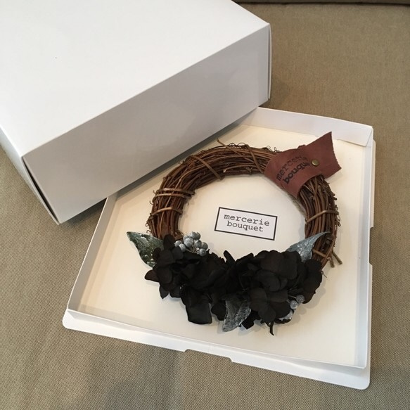 antique wreath L/spk 20cm 4枚目の画像