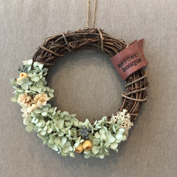 antique wreath no.11/lgr 17cm 1枚目の画像