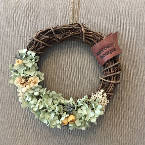 antique wreath no.11/lgr 17cm 1枚目の画像